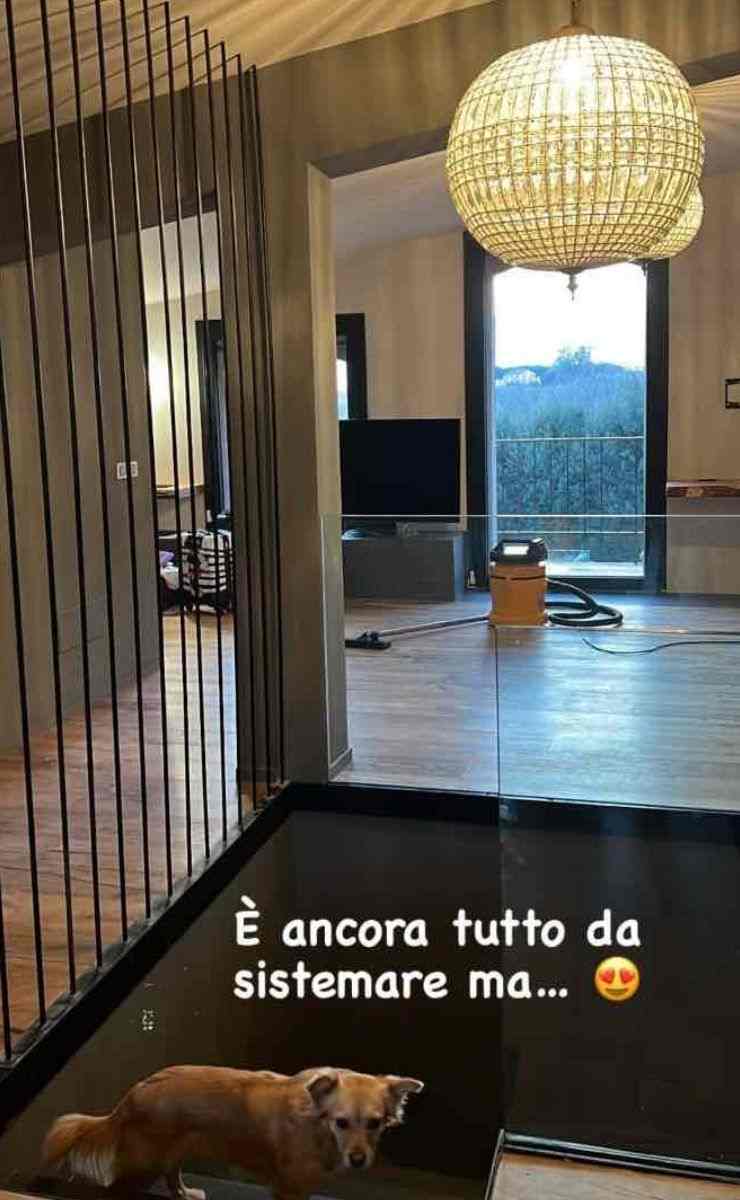 Diana Del Bufalo casa nuova scatto social