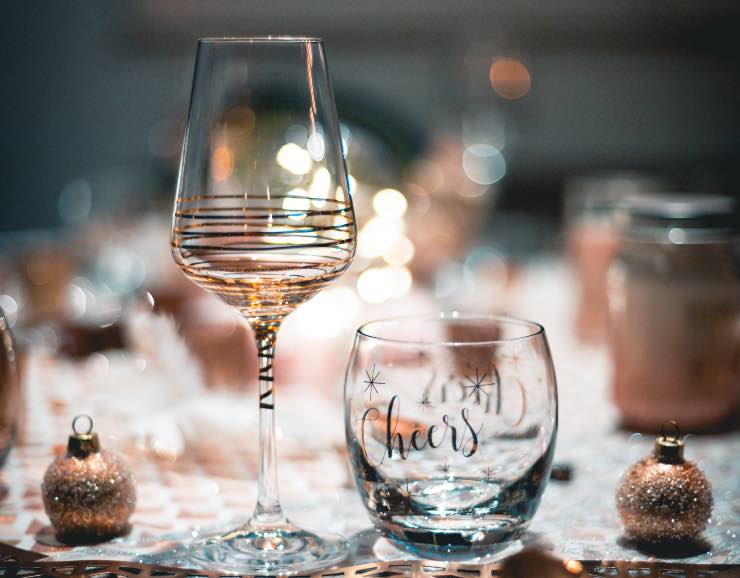 3 decorazioni natalizie tavola