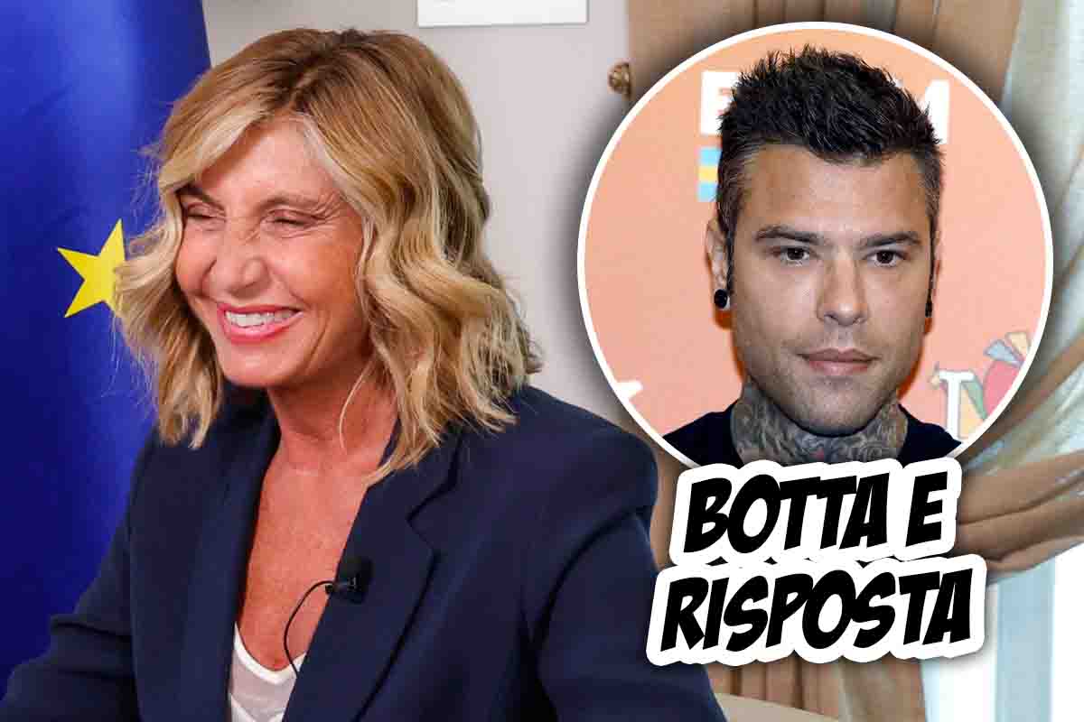 botta risposta fedez myrta merlino